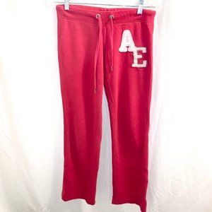 American Eagle Red Comfy Sweatpants